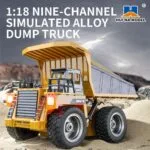 HUINA 1534 RC Dump Truck 1:18 Scale | Heavy Duty Construction Tipper - Image 6
