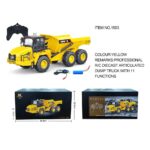 HUINA 1553 1:16 Scale 11 Channel 2.4G RC Excavator | Alloy Metal Construction Digger with Sound & Light | Age 6+ - Image 9