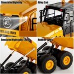 HUINA 1553 1:16 Scale 11 Channel 2.4G RC Excavator | Alloy Metal Construction Digger with Sound & Light | Age 6+ - Image 5