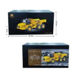 HUINA 1553 1:16 Scale 11 Channel 2.4G RC Excavator | Alloy Metal Construction Digger with Sound & Light | Age 6+ - Image 3