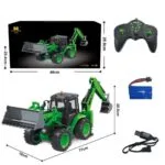HUINA 1579 1:14 RC Forklift Truck | 2-Way Remote Control Engineering Vehicle | Construction & Warehouse Toy | Age 6+ - Image 7