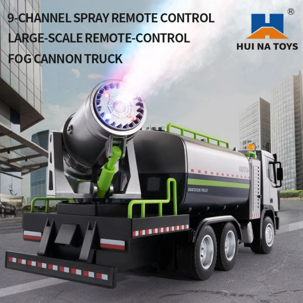 HUINA 616 RC Fog Car 1:18 Scale | Sanitation Spray & Dust Control Truck - Image 11