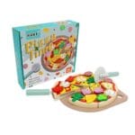 KABI Pizza Chef Junior Wooden Pretend Play Pizza Set 3+ | Shopbefikar India
