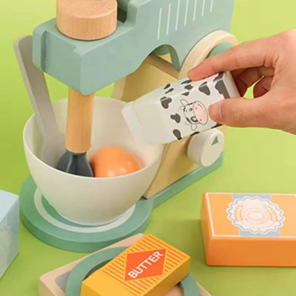 My Little Blender Wooden Toy | Pretend Kitchen Role Play Set | Age 3+ - Image 6