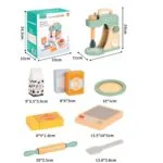 My Little Blender Wooden Toy | Pretend Kitchen Role Play Set | Age 3+ - Image 3