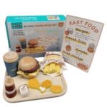 My Little Hamburger Wooden Play Set | Burger Fries Drink Role Play Toy | Age 3+ - Image 7