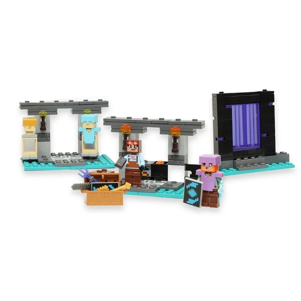 My World Portal Adventure Building Blocks Set | 205 PCS Fantasy Construction Toy | Battle & Treasure Theme | Age 6+ | Compatible Bricks - Image 4