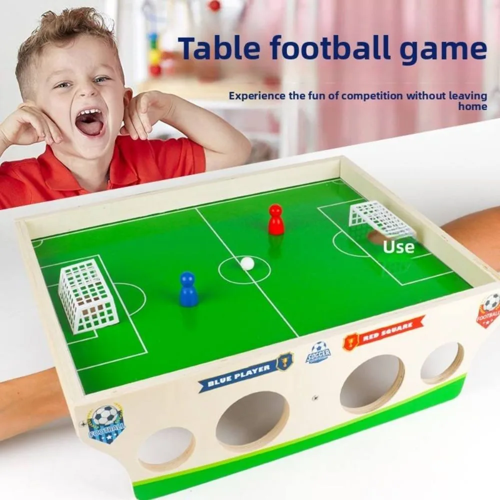 Wooden Tabletop Football Board Game | Portable 2 Player Sling Soccer Game | Family Indoor Game | Solid Wood | Age 5+ - Image 10