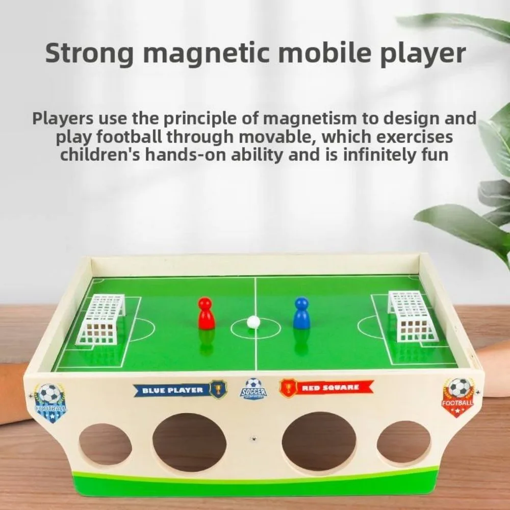 Wooden Tabletop Football Board Game | Portable 2 Player Sling Soccer Game | Family Indoor Game | Solid Wood | Age 5+ - Image 9