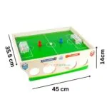 Wooden Tabletop Football Board Game | Portable 2 Player Sling Soccer Game | Family Indoor Game | Solid Wood | Age 5+ - Image 4