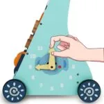 Wooden Baby Push Walker with Activity Center | Sit-to-Stand Montessori Learning Walker | Sensory & Shape Sorting Toy | 9+ Months - Image 5