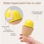 Wooden Ice Cream Cart Playset for Kids | Pretend Play Push Cart with Popsicles, Lollipops & Cones | Montessori Role Play Toy | Age 3+ - Image 6