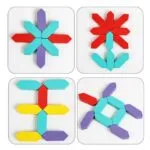 Wooden Pattern Battle Game | 2 Player Speed Matching Board Game with Bell | Brain Development Toy | Age 5+ | Indoor Play - Image 6