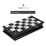 Shopbefikar Magnetic Foldable Chess Board Set | 32x32 cm Premium Chess Set with Storage | Gold & Silver Heavy Pieces | Travel Friendly - Image 4