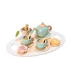 KABI Afternoon Tea Set Wooden Pretend Play Toy | Tea Party Role Play Set | Montessori Kitchen Toy | Age 3+ | Indoor Play - Image 4