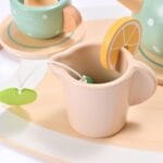 KABI Wooden Lemon Tea Set Pretend Play Toy | Tea Party Role Play Kitchen Set | Montessori Wooden Toy | Age 3+ | Indoor Play - Image 7