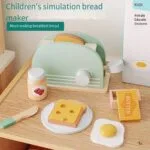 KABI My Little Bread Maker Wooden Toy | Pretend Play Bakery Set | Montessori Kitchen Role Play | Age 3+ | Indoor Play - Image 5