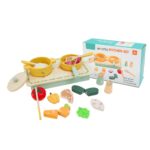 KABI My Little Kitchen Set Wooden Pretend Play Toy 3+ | Shopbefikar India