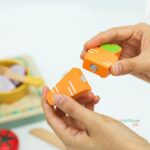 KABI My Little Kitchen Set Wooden Toy | Pretend Play Cooking Set | Montessori Role Play Kitchen | Age 3+ | Indoor Play - Image 4