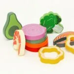 KABI My Favourite Salad Wooden Pretend Play Toy | Salad Bowl Set for Kids | Montessori Role Play Food | Age 3+ | Indoor Play - Image 4