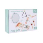 Vintage Wooden Music Set for Kids | Multi Instrument Musical Toy Kit | Xylophone, Tambourine & Maracas | Age 3+ | Montessori Learning - Image 6