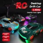 1:64 Mini Desktop Drift RC Car | 2.4G Remote Control | LED Lights | High-Speed Drift Car | 6+ Years - Image 11