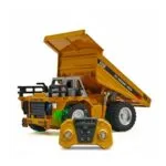 1:64 Mini RC Engineering Vehicles | Dump Truck, Excavator & Forklift | 2.4GHz Remote Control Construction Toys | Rechargeable Alloy Mini RC | 6+ Years