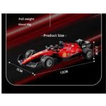 1:64 Alloy F1 Mini RC Car with Display Case | App & Remote Control | 2.4GHz | LED Lights | 3 Speed Modes | 6+ Years - Image 11