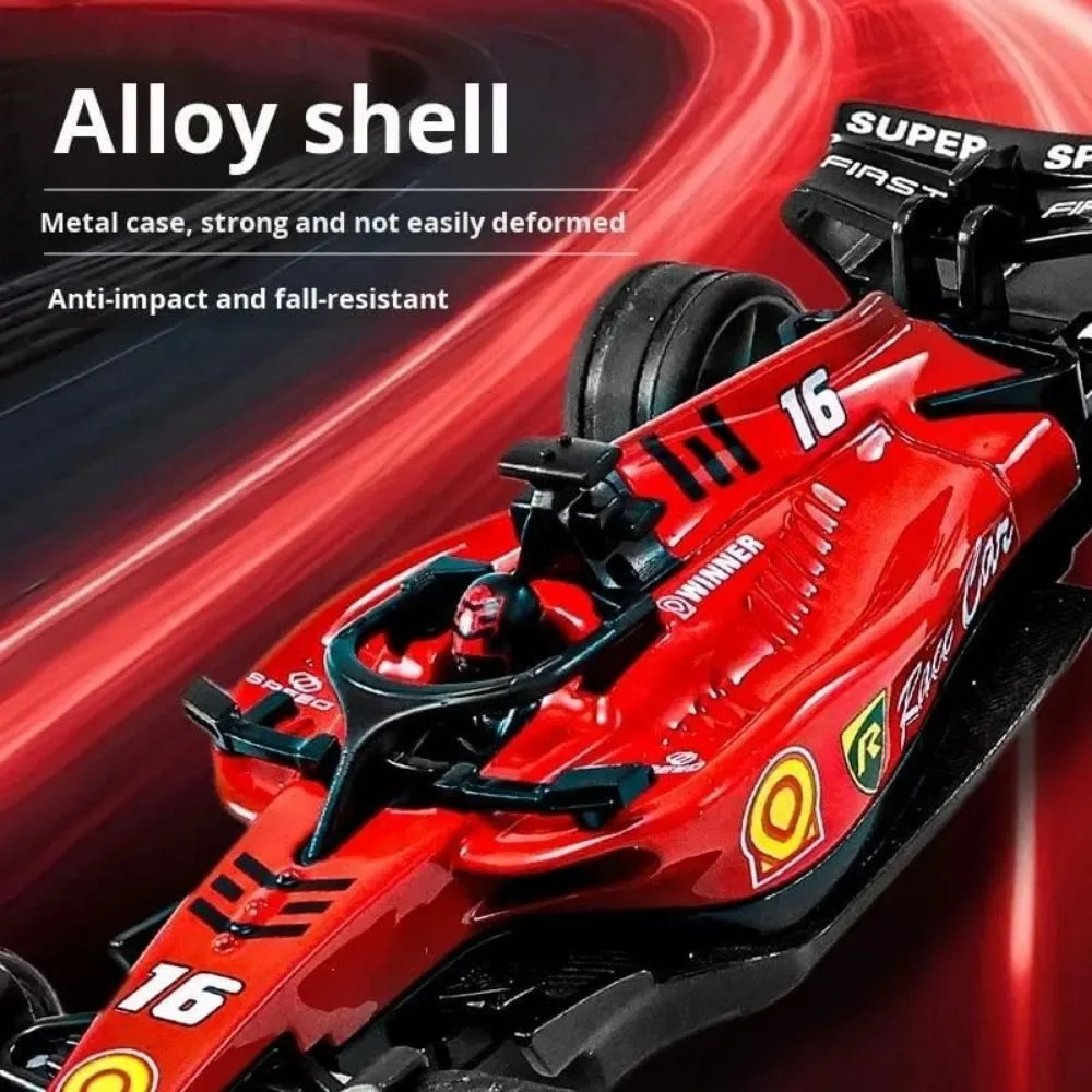 1:64 Alloy F1 Mini RC Car with Display Case | App & Remote Control | 2.4GHz | LED Lights | 3 Speed Modes | 6+ Years - Image 9