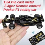 1:64 Alloy F1 Mini RC Car with Display Case | App & Remote Control | 2.4GHz | LED Lights | 3 Speed Modes | 6+ Years - Image 8