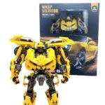 BB-01 Bumblebee Wasp Warrior Convertible Action Figure | 28cm Big Size Transformer Toy | Robot to Vehicle | 6+ Years - Image 9