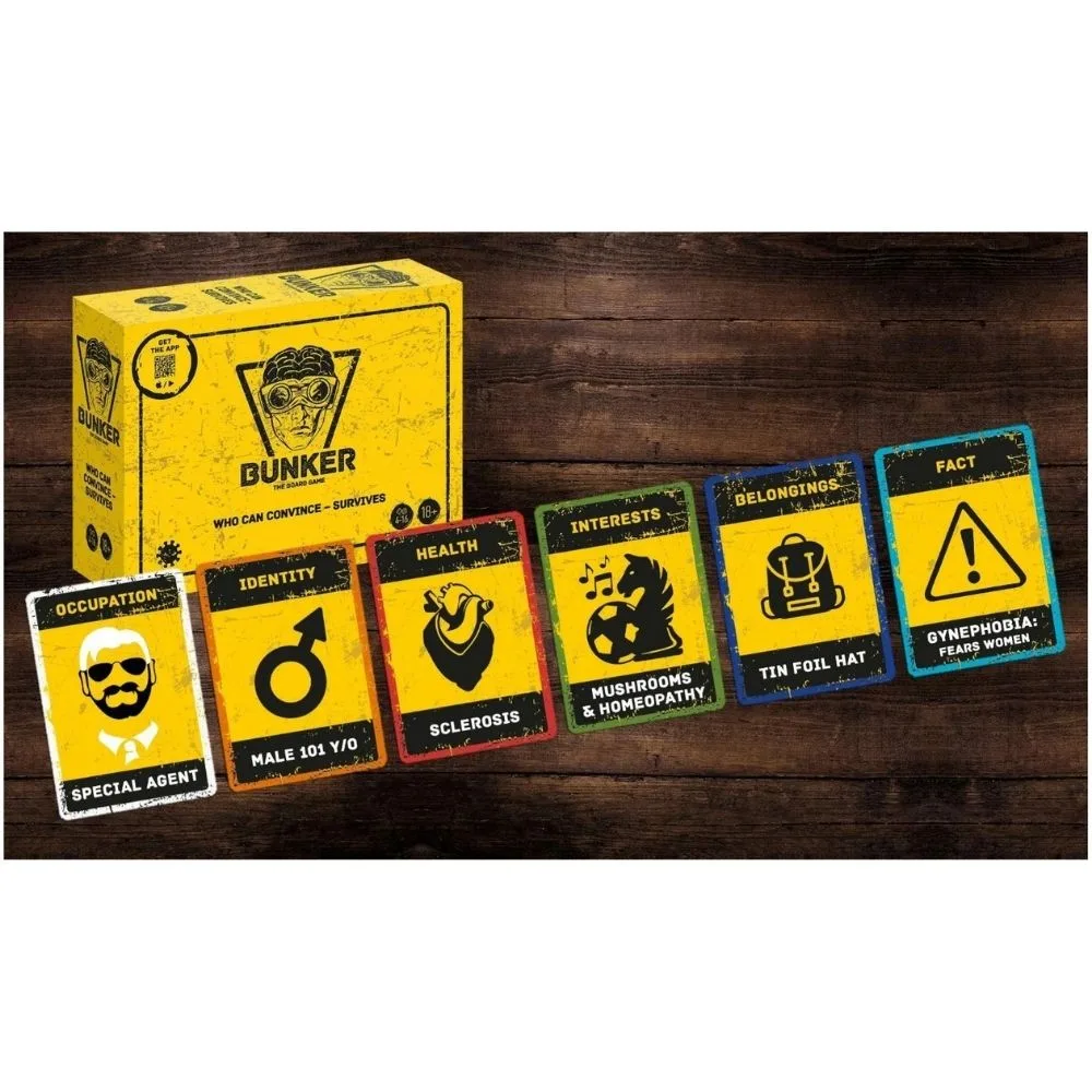 Bunker – The Survival Discussion Board Game | Strategy Party Game | 4–16 Players | 18+ Years | 30–60 Min - Image 5