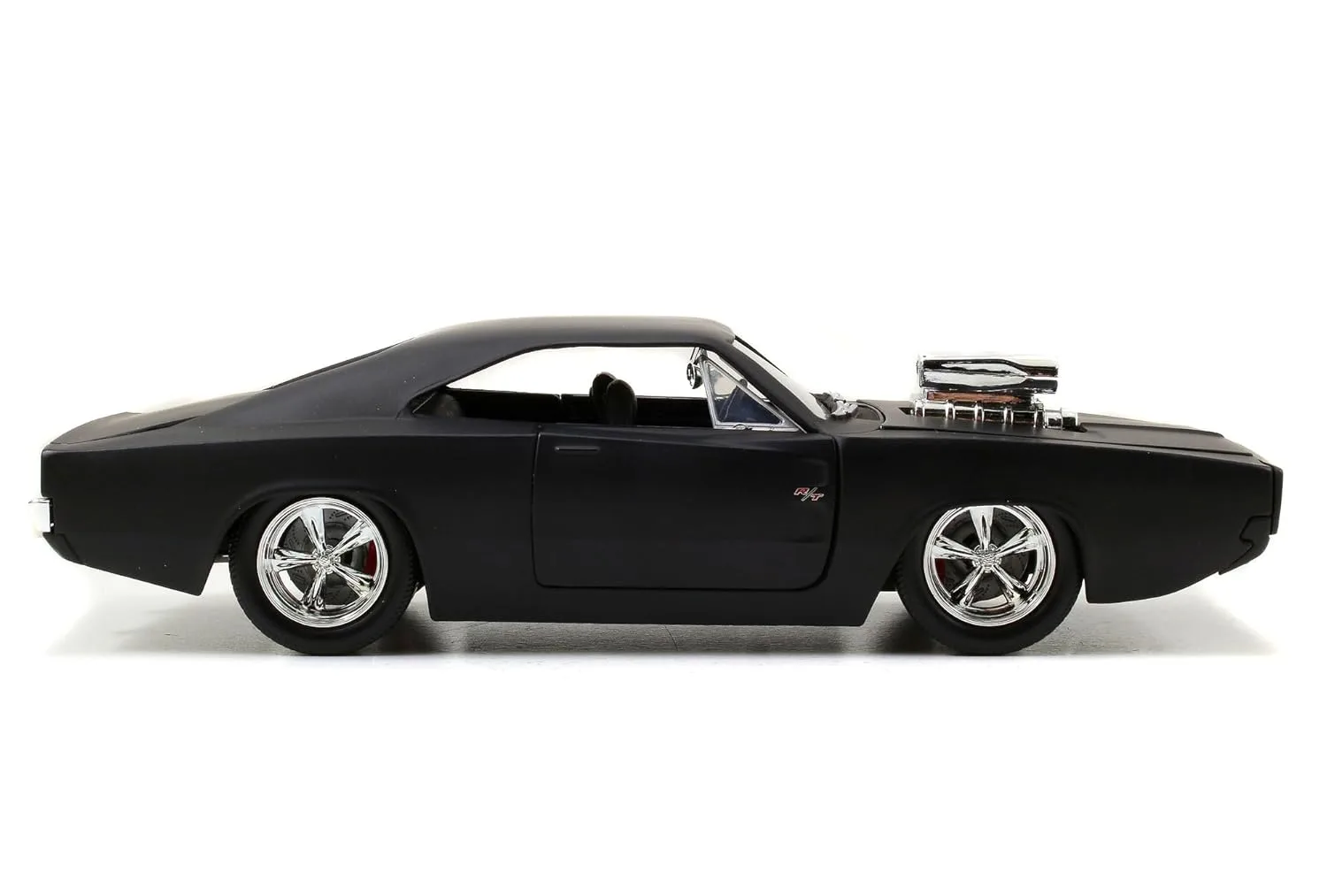 Jada Toys Fast & Furious 1:24 Diecast 1970 Dodge Charger Street | Collectible Metal Car Model | Opening Parts | 8+ Years - Image 6