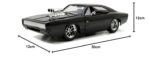 Jada Toys Fast & Furious 1:24 Diecast 1970 Dodge Charger Street | Collectible Metal Car Model | Opening Parts | 8+ Years - Image 3