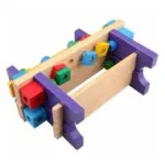 Kids Wooden Tool Bench Puzzle Set | Nuts & Bolts Construction Toy | Educational Montessori Playset | 3+ Years - Image 6