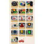 Montessori Steering Wheel Busy Board | Wooden Driving Activity Toy | Preschool Learning Toy | 3+ Years - Image 6