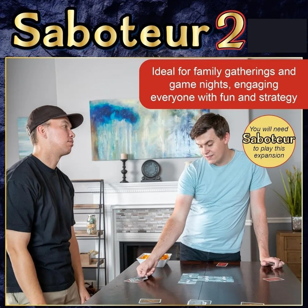 Saboteur 2 Card Game | Hidden Role Strategy Game | 2–12 Players | 8+ Years | 30 Min - Image 4