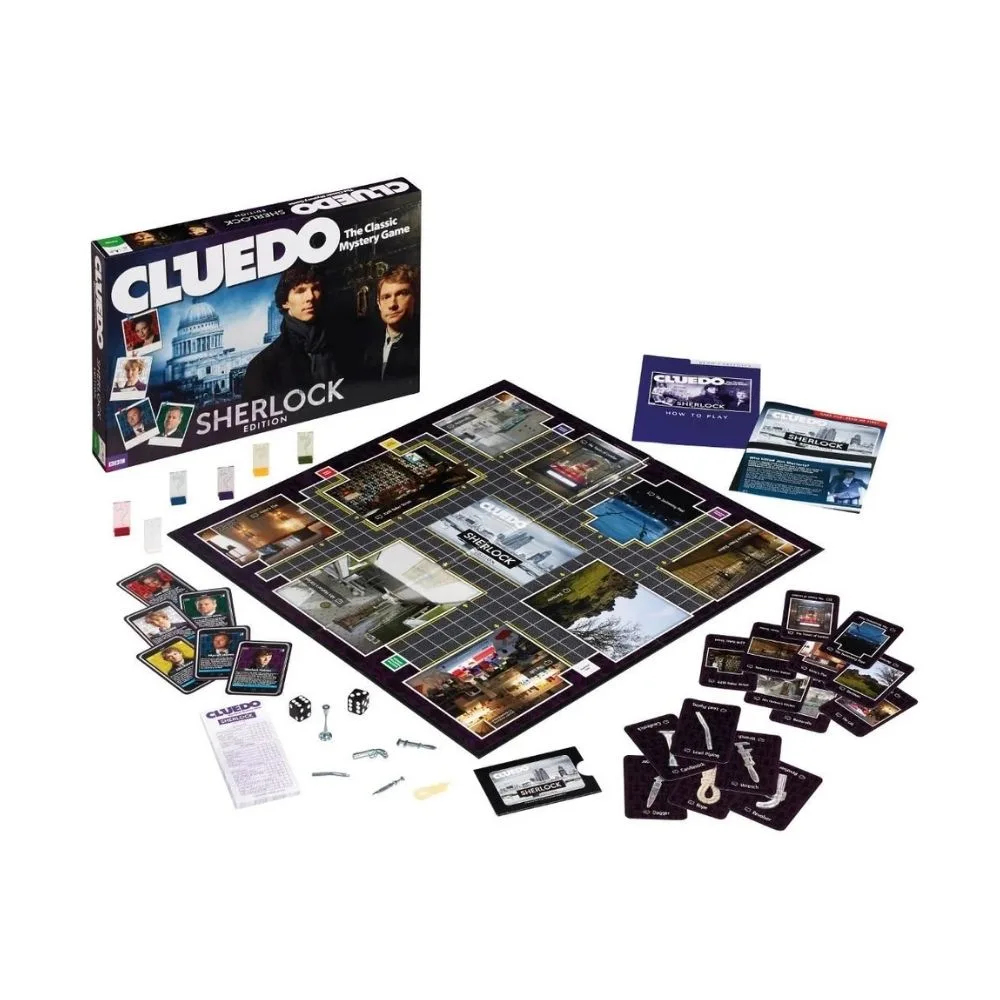 Cluedo Sherlock Edition Board Game | Classic Mystery Detective Game | 2–6 Players | Age 10+ - Image 4