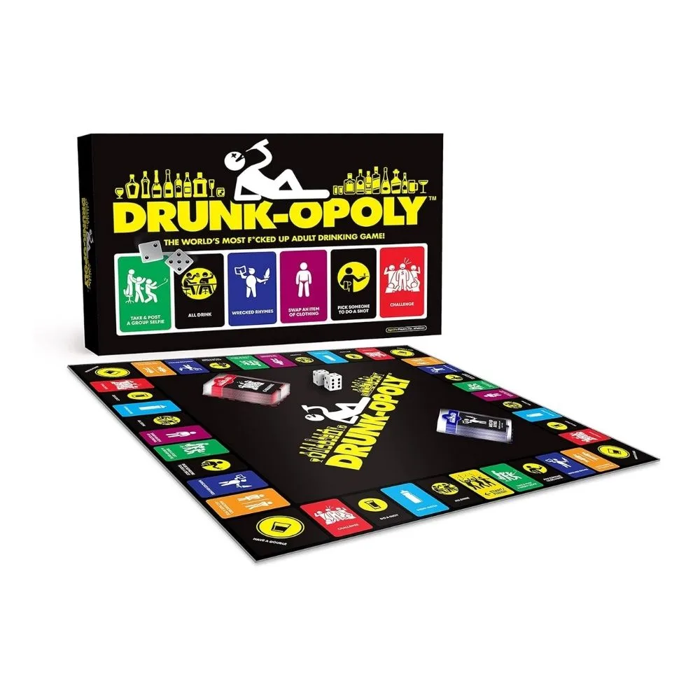 Drunk-Opoly Drinking Party Board Game | Funny Adult Party Game | Shopbefikar India