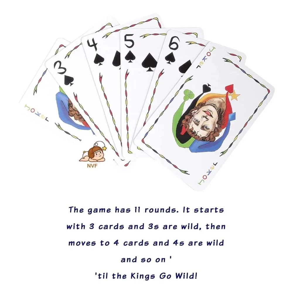 Five Crowns Card Game | 5 Suited Rummy Style Family Card Game | 2–7 Players | Age 8+ - Image 4
