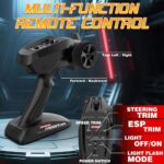 1:16 RC Drift Car 4WD | 50km/h Dodge Challenger Style Muscle Car | Gyro, LED Lights & Drift Tires | Pro Racing Car - Image 7