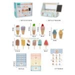 KABI My Little Ice Cream Store Pretend Play Toy | Wooden Ice Cream Shop Set | Role Play Learning Toy | 3+ Years - Image 5