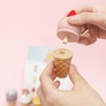 KABI My Little Ice Cream Store Pretend Play Toy | Wooden Ice Cream Shop Set | Role Play Learning Toy | 3+ Years - Image 3