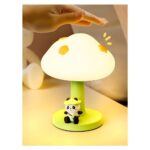 Panda Silicone Night Lamp | Kawaii LED Bedside Touch Light | USB Rechargeable | Kids Room Lamp - Image 8