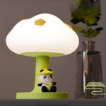 Panda Silicone Night Lamp | Kawaii LED Bedside Touch Light | USB Rechargeable | Kids Room Lamp - Image 6