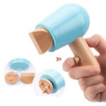 Kids Wooden Hair Salon Playset | 18 PCS Barber Pretend Play Kit | Wooden Beauty & Styling Toy Set | 3+ Years - Image 8