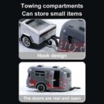 Mini Tesla Cybertruck RC Car 1:64 | 2.4GHz Remote Control | 3-Speed Metal Model | Pocket Size Toy | 6+ Age - Image 10