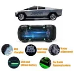 Mini Tesla Cybertruck RC Car 1:64 | 2.4GHz Remote Control | 3-Speed Metal Model | Pocket Size Toy | 6+ Age - Image 4