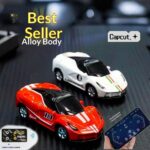 Mini RC Ferrari Car | 1:64 Alloy Body Remote & App Control | 3-Speed Light Up Model with Display Case | 6+ Age | 15-20 Min Playtime - Image 3