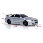 1:43 Scale RC Drift Race Car | 4WD Mini Drift Racing Car with Gyro | Remote Control Drift Vehicle | Age 14+ - Image 2